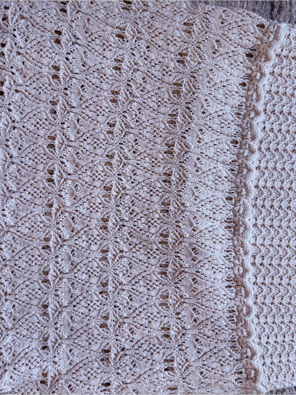Zara Cream Crochet Knit Skirt Set - Picture 2 of 4